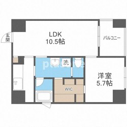 ルクレ堺筋本町レジデンスの物件間取画像